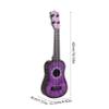 16.53 Inch Purple Ukulele with Pattern, 4 Strings Ukulele for Kids, Kids Guitar, Mini Guitar, Kid Toys, Kid Musical Instruments, Education Enlightenment Toy for Children Boys Girls Beginner view 3
