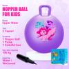 Upper Rider Hopper Ball for Kids 3-6, Bounce Ball with Handle for Toddlers Age 3 4 5 6,18" Hopping Ball Toy for Indoor Outdoor Easter/Birthday Gift Purple Unicorn view 2