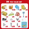 Electric Train Set for Kids Ages 3-8 - Modular 3D Flexible Race Track Building Toy with Gravity-Defying 360 Movement, STEM Learning Fun Gift(84 pcs Value Set) view 2