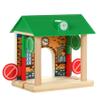 Otbushit Wooden Train Station, Safe Natural Wooden Train Track Accessories Barricades Track Scene Educational Toys for Kids Boys Girls view 1