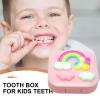 Teeth Keeper Kids Rainbow  Stylish Lightweight High-performance Children Tooth Box, Portable, Versatile, Compact, Creative Saver Container Cloud, Lost | Lost Tooth Durable Ergonomic view 3