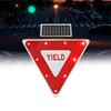 Yield Traffic Sign - Aluminum Yield Triangle LED Flashing Sign for Road Safety, Parking, School Zones, Neighborhoods - 1 Pack view 1