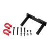 Aluminum Alloy Rear Bumper for SCX10 90046 90047, RC Car Bumper, Durable Crawler Car Bumper with Hook Hole, Replacement for AXIAL 103007 1/10 RC Car, Lightweight and Corrosion Resi (Black) view 4