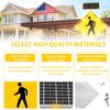 24in Solar Powered LED Flashing Pedestrian Crossing Sign with Reflective Film & Mounting Accessories - Ideal for Parks, Schools & Safety Zones view 4