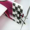 AEORCACC EPP 3D RC Airplane - 800mm Wingspan Easy-Assemble 4CH Foam RC Plane for Advanced Pilots, 1400KV Motor Electric Remote Control Aircraft (Pink Checkered) (E17 Airframe+Motor+Prop+ESC+Servo) view 3