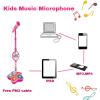 2026 New Microphone Toy for Kids with Stand, Got Built-in Music, Colorful Lights, Echo Effects, Portable Karaoke Machine for Singing, Music Play, Fun and Easy-to-Use (Black) view 4