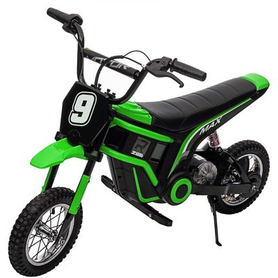 24V Kids Electric Dirt Bike, 350w Powerful Ride on Motorcycle for Boys & Girls, 3 Speed Modes Up to 14.29 MPH, Shock Absorbing, Rear-Wheel Drive, for Ages 8-14