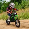 24V Kids Electric Dirt Bike, 350w Powerful Ride on Motorcycle for Boys & Girls, 3 Speed Modes Up to 14.29 MPH, Shock Absorbing, Rear-Wheel Drive, for Ages 8-14 view 2