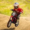 24V Kids Electric Dirt Bike, 350w Powerful Ride on Motorcycle for Boys & Girls, 3 Speed Modes Up to 14.29 MPH, Shock Absorbing, Rear-Wheel Drive, for Ages 8-14 view 3