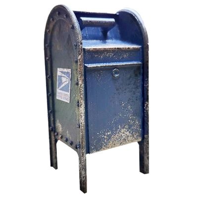 1/12 Scale Dollhouse Miniatures, Resin American Payphone Vintage Mini Mailbox Phone Booth Model for Collection and Scene Building