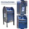 1/12 Scale Dollhouse Miniatures, Resin American Payphone Vintage Mini Mailbox Phone Booth Model for Collection and Scene Building view 3