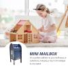 1/12 Scale Dollhouse Miniatures, Resin American Payphone Vintage Mini Mailbox Phone Booth Model for Collection and Scene Building view 4