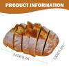 Otbushit 7PCS Realistic Food, Realistic Sliced Bread Play Food for Display Kitchen Table Shop Window Decoration view 2
