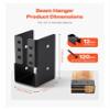 12 Pcs Joist Hangers for 1.93x3.62 in / 49x92 mm Beam Concealed Joist Hangers view 2