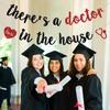 There's a Doctor in the House Banner, Congrats Doctor, It's DR Actually, Medical School Graduation Party Decorations view 4