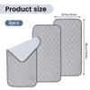 3Pcs Waterproof Changing Pad Liners 27x14 Reusable Portable Diaper Changing Pad Machine Washable Liners for view 3
