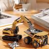 1:64 Premium Alloy Mini RC Construction Set  Forklift, Excavator & Dump Truck (Full Proportion Forklift) view 3