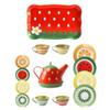 Gcroet Kids Tea Party Set Pretend Play Kitchen Party Dessert Cookies Teapot Tray for Girls Boys Style1... view 2
