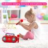 Kids Microphone Karaoke Machine Portable Sturdy Mini Speaker Development Toy for Party Indoor Preschool Camping Children (Pink) view 4