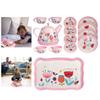Gcroet Kids Tea Party Set Pretend Play Kitchen Party Dessert Cookies Teapot Tray for Girls Boys... view 2
