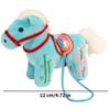 2026 Year of The Horse Chinese New Year Ornaments, Cute House Plush Mascot Figurine, Chinese Horse Pendant Statues Plush Toy for Spring Festival Home Decor (Pink) view 2