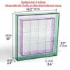 2-Piece Vibrant Clear Shelves for Wall, 2-Tone Display Box Set with Clear Covers, 5 mm Acrylic Blind Box Display Case for Desks or Walls(14.2x15in) view 2