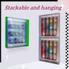 2-Piece Vibrant Clear Shelves for Wall, 2-Tone Display Box Set with Clear Covers, 5 mm Acrylic Blind Box Display Case for Desks or Walls(14.2x15in) view 4