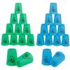96-Piece Sport Stacking Cup Set, Blue & Green Sports Stacking Cups for Training, Competition, Travel, Parties and Adult Gifts view 1
