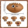 20Pcs Mini Football Stress Ball Mini Football Funny Foam Face Small Foam Squeeze Anxious Toy Sports Squishy Ball for Kids School Carnival Reward Football Party Supplies Valentine's Day Exchange Gifts view 2