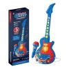 Microphone Toy, Portable Kids Karaoke Machine, Kids Machine Toy with Microphone  Light Up Karaoke Player Compatible, Guitar Toys for Fun Musical Effects (Blue) view 1