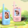 ASHATA HD Video Call Intercom Walkie Talkies, 2 Way Talk Radios Toys Rechargeable, Long Range 500m, 2 Inch Screen, for Family Games Communication Upstairs Downstairs view 2