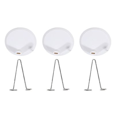 Adjustable Doll Stands, Display Holder, Stable Display Base for 6-8 Inch Figures, Crochet Plush, and Kpop Light Sticks(White (3Pc))