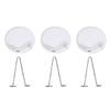 Adjustable Doll Stands, Display Holder, Stable Display Base for 6-8 Inch Figures, Crochet Plush, and Kpop Light Sticks(White (3Pc)) view 1