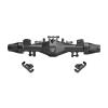 Aluminum 7075-T6 Alloy Quick Release Rear Axle Housing Set for Losi 1:8 LMT 1.0 2.0/1:10 TLR Tuned LMT Solid Axle Monster Truck Upgrades - Black view 1