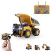 1:64 Premium Alloy Mini RC Construction Set  Forklift, Excavator & Dump Truck (RC Dump Truck) view 1