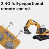 1:64 Premium Alloy Mini RC Construction Set  Forklift, Excavator & Dump Truck (RC Dump Truck) view 4