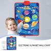 Electronic Alphabet Wall Chart - Electronic Musical Alphabet Number Wall Chart | Talking Speech Poster for Christmas Birthday Girls 2-4 view 3