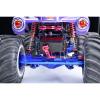 Aluminum 7075-T6 Alloy Quick Release Front Axle Housing Set for Losi 1:8 LMT 1.0 2.0/1:10 TLR Tuned LMT Solid Axle Monster Truck Upgrades - Black view 3