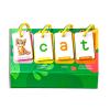 80 Double Sided Vocabulary Flashcards Educational Phonics Flipping Charts Early Learning Card for Preschoolers English Learning Cards view 1