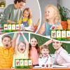 80 Double Sided Vocabulary Flashcards Educational Phonics Flipping Charts Early Learning Card for Preschoolers English Learning Cards view 4