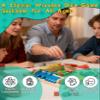 FOSHANEER Shut The Box Game, 2026 Upgraded Shut The Box Wooden Dice Board Game for 2-6 Player, Math Learning & Logic Training Toy for Kids Adults, Family Classroom Home Party or Pub (v) view 2