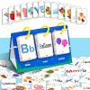78Pcs Educational Flashcards Alphabets Vocabulary Learning Cards with Parent Interaction Guide for Preschool Educational Flashcards Set view 4