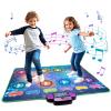 Oreilet Electronic Dance Mat, Double Player Dance Pad for Kids 3 4 5 6 7 8, Musical Interactive Dancing Step Pad for Kids Adults Boys Girls, Puzzle Games, Body Exercise view 1