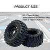 1/7 1/8 RC Monster Truck Tires and Wheels 12mm 14mm 17mm Hex, 6.69" OD Off-Road Tyres for Traxxas Maxx TMaxx Summit E-Revo 3.3 Arrma Kraton Notorious Outcast 6S Typhon 3S, Detachable Adapter Design view 3