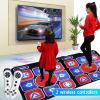 Oreilet Wireless Dance Mat for TV, Double Player Portable Electronic Dance Pad for Kids Adults Boys Girls, Musical Dancing Floor Mat Game for 3 4 5 6 7 8 9 10+ Year Old Toddlers view 2