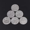 Adrosstoller 10Pcs 25mm Game Stainless Steel Crown Coin Tokens for Game Machine Coin Metal view 4