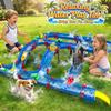 VATOS Double-Tier Watermill Summer Toy, 120 PCS DIY Water Table Toys for Kids, Girls, Boys 4-6 Years, Outdoor Water Toys Backyard, Beach, Balcony, Garden Fun Water Playset for Kids Pets view 3