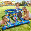 VATOS Double-Tier Watermill Summer Toy, 120 PCS DIY Water Table Toys for Kids, Girls, Boys 4-6 Years, Outdoor Water Toys Backyard, Beach, Balcony, Garden Fun Water Playset for Kids Pets view 4