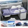 Muzrunq Toddler Airplane Bed, Comfortable Toddler Inflatable Bed with Pump, Patch Kit and Storage Bag, Portable for Car, Plane, Travel, Camping Airplane. view 3