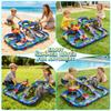 VATOS 2-Tier Watermill Summer Water Table, 124 PCS DIY Water Table with Water Pump Toys for Toddlers 3-5 4-7 Years Old, Fun Water Playset Outdoor Water Summer Toys for Backyard, Beach, Balcony, Garden view 4